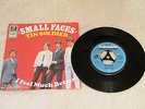 Small Faces Columbia 45 Record #23672 NM PS Tin Soldier / I Feel Much Better