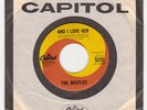 The Beatles,And i love her ,Original first press NM-, capitol canadian 45
