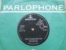*BEATLES - I WANT TO HOLD YOUR HAND. UK  SOLID CENTRE CONTRACT PRESS *