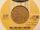 Johnny & The Expressions 60s Northern Soul 45 on Josie Boys and Girls Together