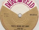 HUGH ROY - TOMMY McCOOK - YOU'LL NEVER GET AWAY   ROCK AWAY - DUKE REID - 1970