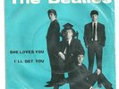 THE BEATLES  (ITALIAN RARITY ) : SHE LOVES YOU + I'LL GET YOU (LABEL VERDE)