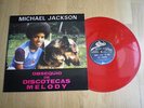 MICHAEL JACKSON - RED MEXICAN PROMO VINYL MAXI 45 TOURS - RARE  ORIGINAL COVER