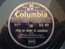  ARTHUR GRUMIAUX RAVEL JONGEN 78RPM COLUMBIA DC421