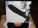 led zeppelin I, turquoise lettered plum labeled first pressing, top, reissue