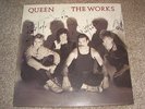 Queen - The Works LP Sleeve signed by all the Band