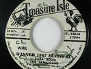 Reggae 45 JAMAICANS / TOMMY MCCOOK Baba Boom / Real Cool on Treasure Isle VG++