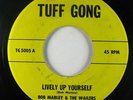 Reggae 45 BOB MARLEY & THE WAILERS Lively Up Yourself / Guava Jelly on Tuff Gong