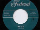 NEW BREED R&B bw/ DOOWOP-- CORA WOODS--HEAR BOTH--1955 FEDERAL