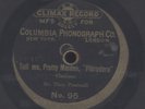 78 RPM RARE 7 INCH CLIMAX NO. 95 PLAYS GREAT MUST SEE / VG+VG++