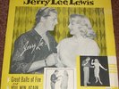 JERRY LEE LEWIS Great Balls Of Fire  with sleeve 45 Record Sun