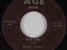 R&B Soul 45 RICKY ALLEN Ouch AGE HEAR
