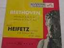 JASCHA HEIFETZ VIOLIN BEETHOVEN SONATA NO 1/2 LM1015 US RCA RED SEAL EMANUEL BAY
