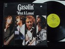 GASOLIN What A Lemon UK 1975 1st Press Yellow Epic LP