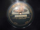 RARE RUSSIAN AMOUR GRAMOPHONE RECORD, KREISLER - MILANDER (VIOLINIST - ERDENKO)