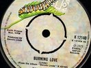 DENNIS LINDE burning love/don't leave me here all alone K 12140 uk 7
