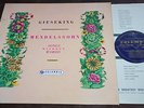 Gieseking Mendelssohn Songs Without Words British Ed1 Columbia 33CX 1479 NM
