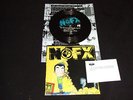 NOFX 7 INCH OF THE MONTH #8 BLACK VINYL W/ LYRICS FAT WRECK CHORDS NICE NM