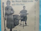 RITA REYS & WESSEL ILCKEN COMBO: EP 7/45 ed Philips 50’s DUTCH jazz EX / EX