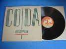 LED ZEPPELIN-CODA. FIRST ISSUE NEAR MINT VINYL LP RECORD 1982