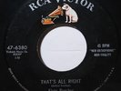 ELVIS PRESLEY 45 THAT'S ALL RIGHT/BLUE MOON OF KENTUCKY