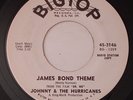 Surf Mod JOHNNY & THE HURRICANES James Bond Theme ((HEAR)) WL Promo BIGTOP 45