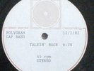 THE GAP BAND OUTSTANDING TALKIN BACK 45 RPM 12