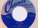 The Moonglows - My Gal / 219 Train - Chance -- RARE DOO WOP 45 EX