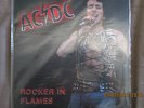 rare ac/dc bon scott on clear vinyl rockers in flames only 500 copies worldwide