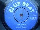 DERRICK AND PATSY - YOU I LOVE / LET ME HOLD YOUR HAND   BLUE BEAT BB291