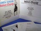 SWEET CHARITY Orig. Broadway Cast 3 WLP Set & DJ Promo Press UNIQUE RARE ITEMS