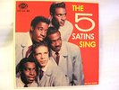 FIVE SATINS EP Ember 100 VG++ Cover  VG+ 45 Multi color label Doo Wop