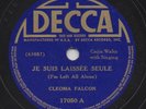 Cajun Country Blues 78rpm Record 78 Decca 17050 Cleoma Breaux Joseph Falcon