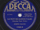 Cajun Country 78rpm Record 78 Decca 17025 Joseph Falcon Guitar Accordion Fiddle