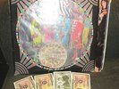 lp 1978 beatles picture disc sgt. peppers lonely hearts w/frame +4 beatle bucks