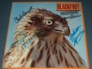 BLACKFOOT - MARAUDER 1981 UK ATCO LP SIGNED BY RICK MEDLOCKE + 3
