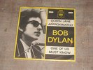 BOB DYLAN - QUEEN JANE APPROXIMATELY DUTCH PS 7 / 45 60S RARE BEAT PSYCH GARAGE