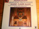 MENDELSSOHN Complete Organ Works ALAIN 3-LP-Box EMI SQ QUADRO Promo