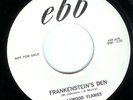 HOLLYWOOD FLAMES - FRANKENSTEIN'S DEN / STROLLIN' ON THE BEACH - EBB DJ 45RPM