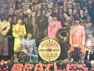 THE BEATLES Foretaste SGT PEPPER REMIXES Beautiful Glossy Cover PURPLE SWIRL
