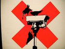 RARE BANKSY COVER & LABEL ART 2x12” BADMEANINGOOD SCRATCH PERVERTS