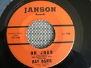 RARE TEEN DOO WOP 45 rpm RAY DAVIS & COACHMEN FIVE on JANSON lb 196? MINT-