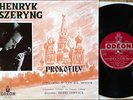 Henryk Szeryng:Prokofiev Vln Conc #2:Odeon (Fr) OD1025:Autographed:Very Rare