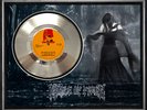 CRADLE OF FILTH - HER GHOST IN THE FOG - FRAMED 'SILVER' 45rpm  RECORD