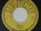 Rockabilly DICK PENNER Sun 282 ((HEAR BOTH)) Cindy Lou/Your Honey Love 45