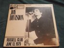 JOY DIVISION LIMITED EDITION 1 OF 150 SUPER RARE BOOTLEG RUSSELL CLUB BLUE VINYL