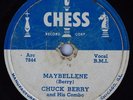 Hear Rock n Roll 78 rpm CHUCK BERRY Maybellene b/w Wee Wee Hours CHESS 1604