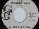 Funk 45 MICKEY & THEM Hey, Brother Man / U.F.O. GC Texas HEAR