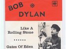 Bob Dylan - Like a rolling stone  Rare Swedish PS