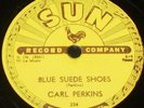 Hot Sun Rockabilly BLUE SUEDE SHOES Carl Perkins #234 Plays Great Looks Great